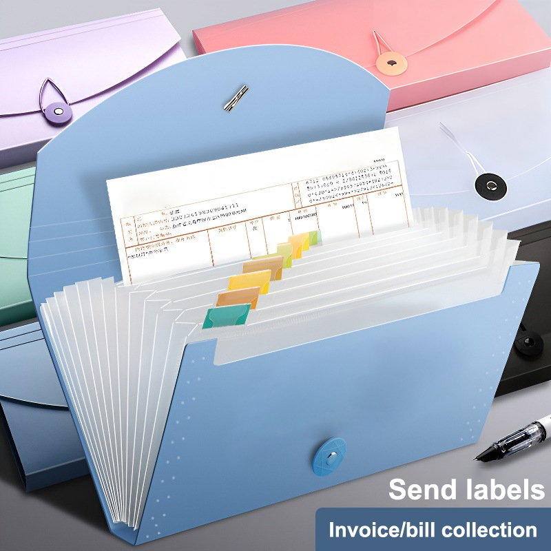 13 Pocket Expanding File Folde - огляд і ціна Expandable Accordion File Folder 13 Pockets